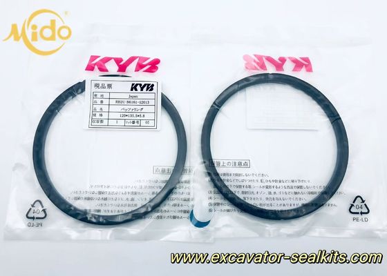 KYB HBY Hydraulic Cylinder Buffer Ring Część zamienna dla koparek - 120 mm ID X 135,5 mm OD X 5,8 mm Grubość - Trwały pierścień zużycia do konserwacji systemu hydraulicznego