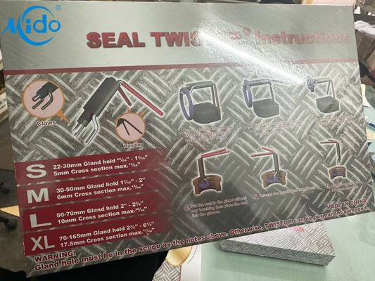 Metalowe gumowe narzędzia uszczelniające profesjonalne zestawy instalacji uszczelniających hydraulicznych wygodne uszczelniacze twister trwałe zestawy naprawy uszczelniaczy