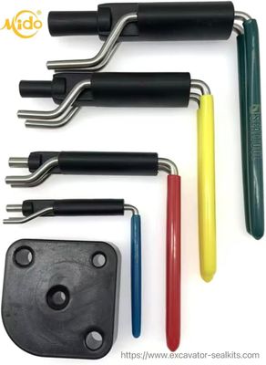 Metalowe gumowe narzędzia uszczelniające profesjonalne zestawy instalacji uszczelniających hydraulicznych wygodne uszczelniacze twister trwałe zestawy naprawy uszczelniaczy