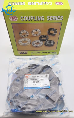 Czarny standardowy rozmiar Centaflex Gumowe sprzęgło do koparki