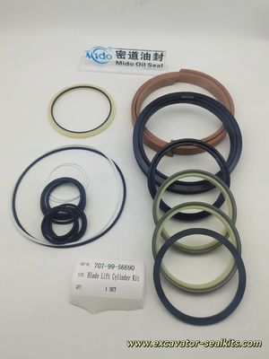 Zestaw uszczelek do dużych obciążeń w każdych warunkach pogodowych do 707-99-56690 — szczelny zestaw uszczelek siłownika hydraulicznego podnoszenia lemiesza