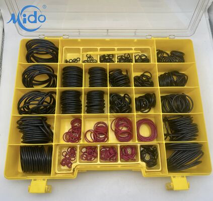 Bulk 580 Pcs O-Ring Kit for Cat 4C-4782, Durable Nitrile 90 Seals, SAE ORFS Standards, Cost-Effective for Fleet Maintenance